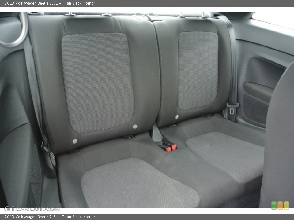 Titan Black Interior Rear Seat for the 2013 Volkswagen Beetle 2.5L #89296494
