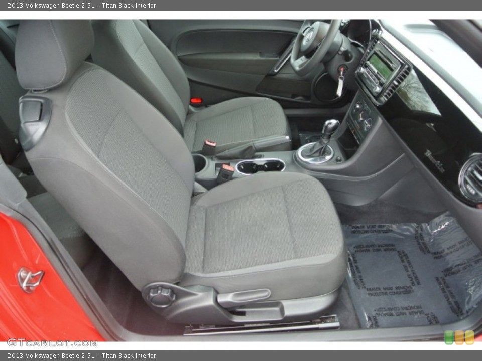 Titan Black Interior Front Seat for the 2013 Volkswagen Beetle 2.5L #89296512