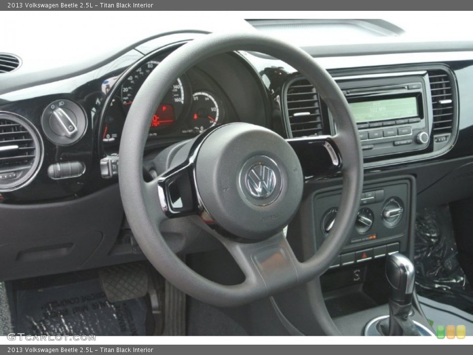 Titan Black Interior Dashboard for the 2013 Volkswagen Beetle 2.5L #89296641