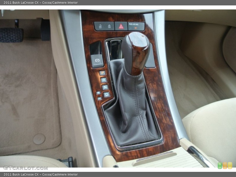 Cocoa/Cashmere Interior Transmission for the 2011 Buick LaCrosse CX #89298621