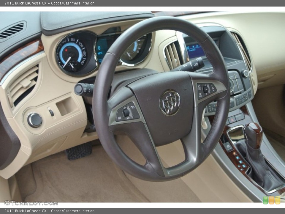 Cocoa/Cashmere Interior Steering Wheel for the 2011 Buick LaCrosse CX #89298798
