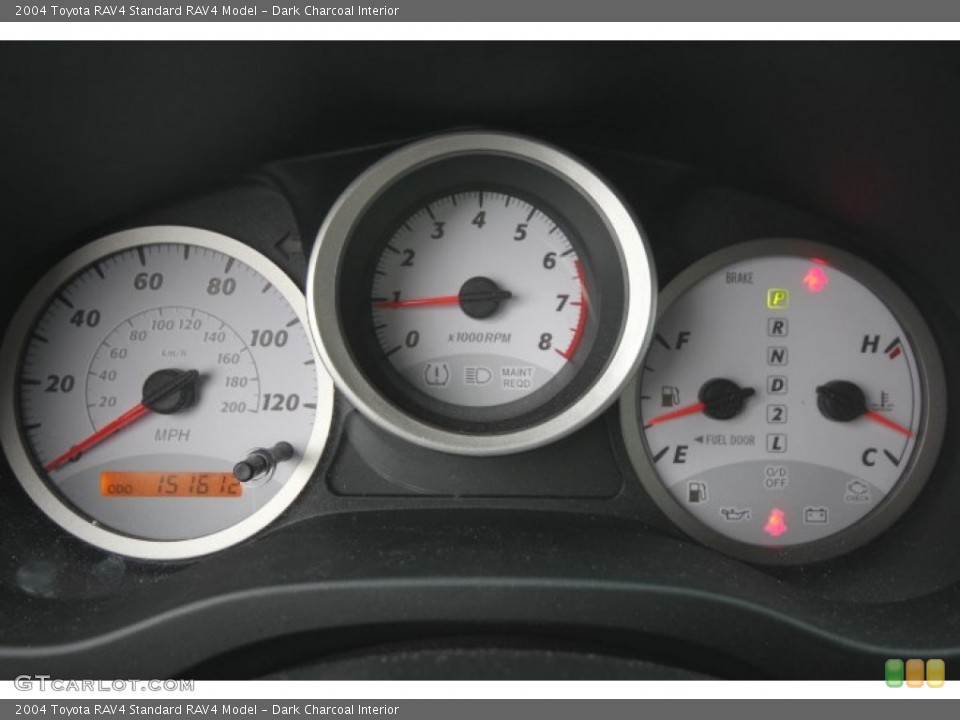 Dark Charcoal Interior Gauges for the 2004 Toyota RAV4  #89299161