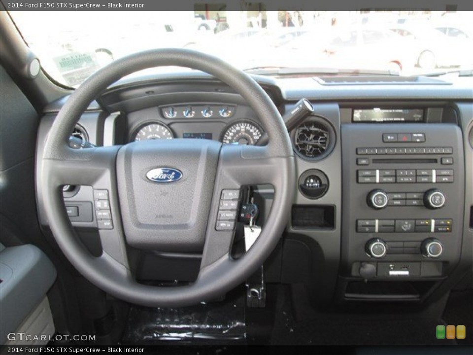 Black Interior Steering Wheel for the 2014 Ford F150 STX SuperCrew #89302865