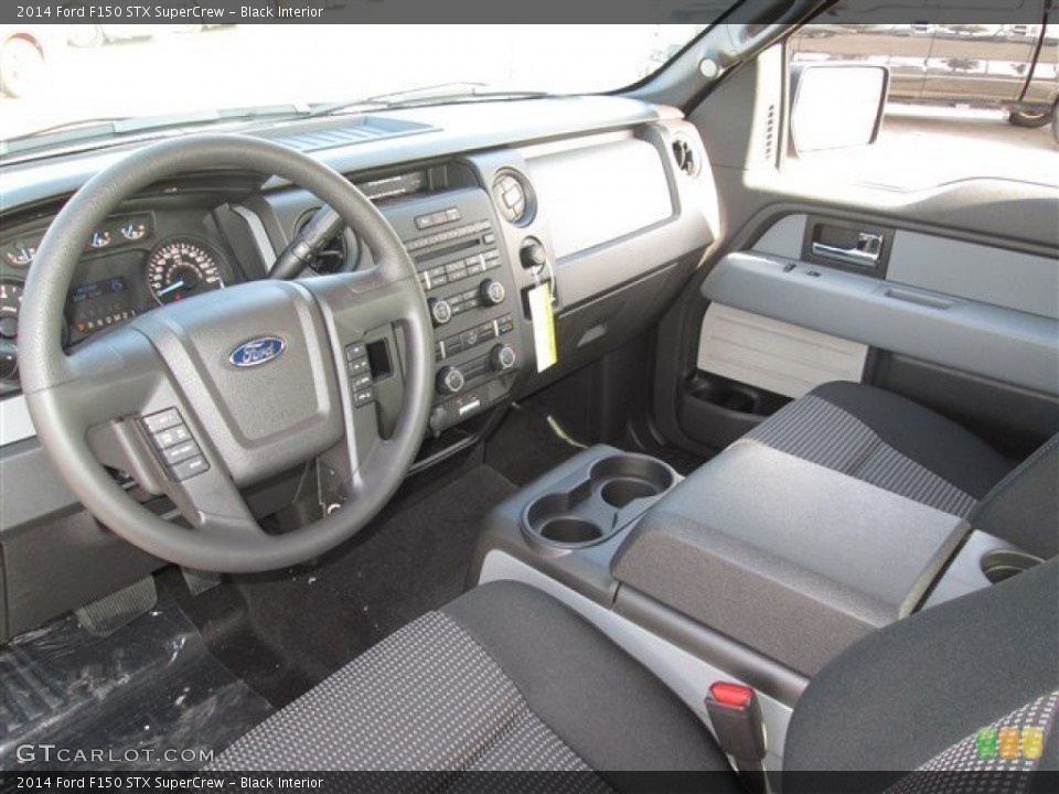 Black Interior Prime Interior for the 2014 Ford F150 STX SuperCrew #89303000