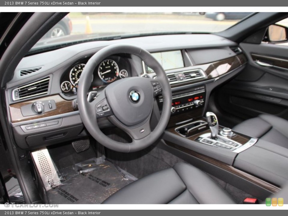 Black 2013 BMW 7 Series Interiors