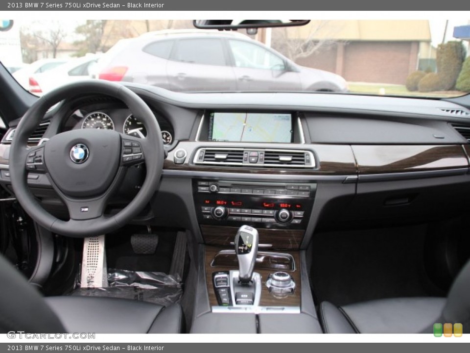 Black Interior Dashboard for the 2013 BMW 7 Series 750Li xDrive Sedan #89306354