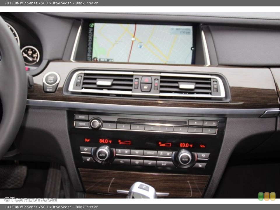 Black Interior Controls for the 2013 BMW 7 Series 750Li xDrive Sedan #89306378