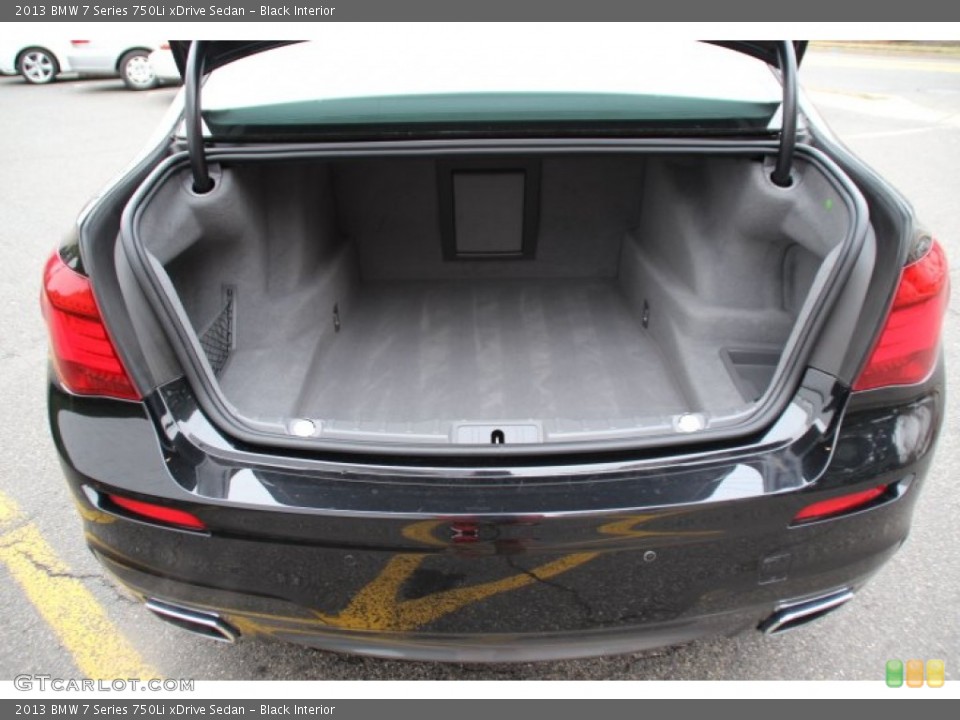 Black Interior Trunk for the 2013 BMW 7 Series 750Li xDrive Sedan #89306525