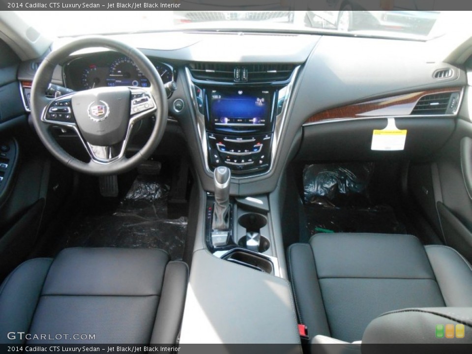 Jet Black/Jet Black Interior Dashboard for the 2014 Cadillac CTS Luxury Sedan #89306732