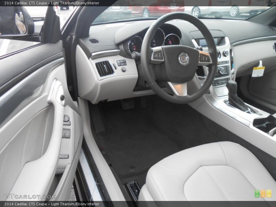 Light Titanium/Ebony Interior Photo for the 2014 Cadillac CTS Coupe #89306984