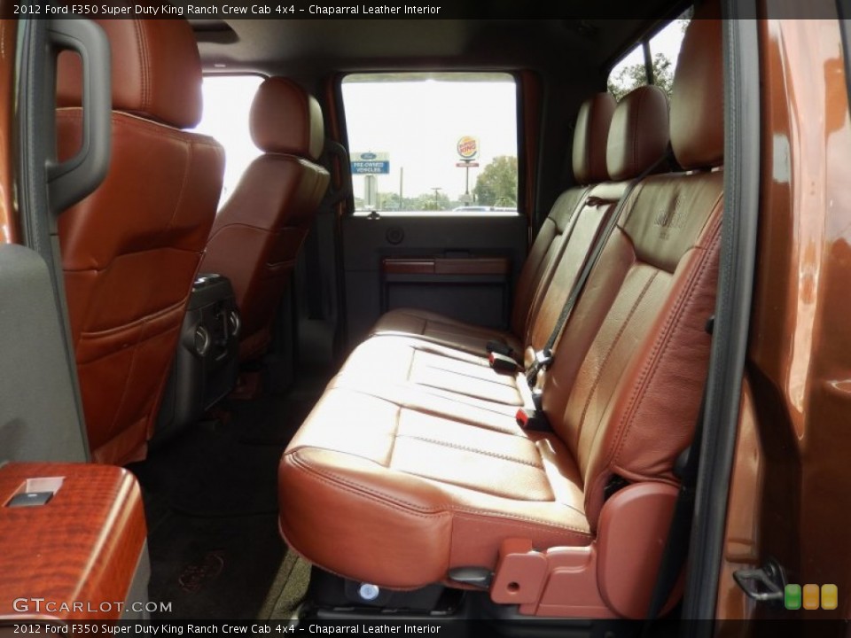 Chaparral Leather Interior Rear Seat for the 2012 Ford F350 Super Duty King Ranch Crew Cab 4x4 #89307002