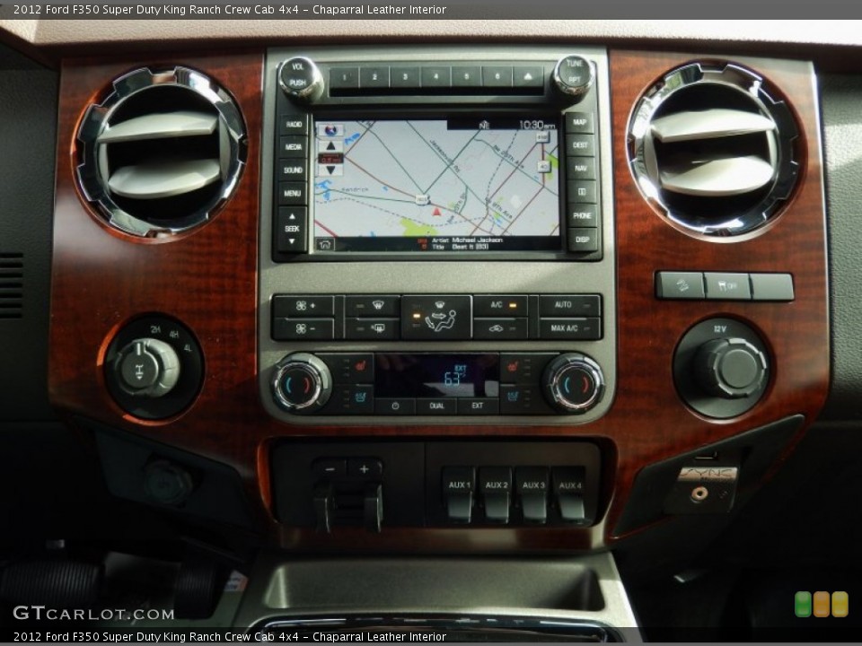 Chaparral Leather Interior Controls for the 2012 Ford F350 Super Duty King Ranch Crew Cab 4x4 #89307182