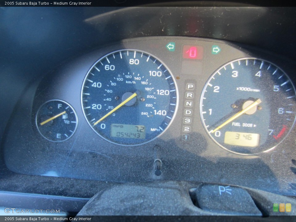 Medium Gray Interior Gauges for the 2005 Subaru Baja Turbo #89309750