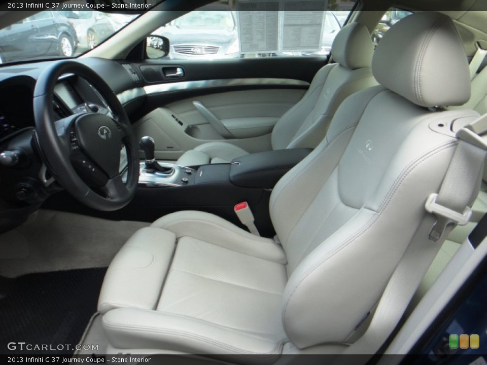 Stone Interior Front Seat for the 2013 Infiniti G 37 Journey Coupe #89310482