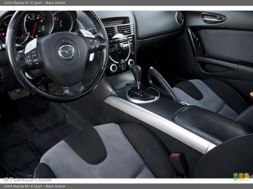 Black Interior Photo for the 2004 Mazda RX-8 Sport #89311644