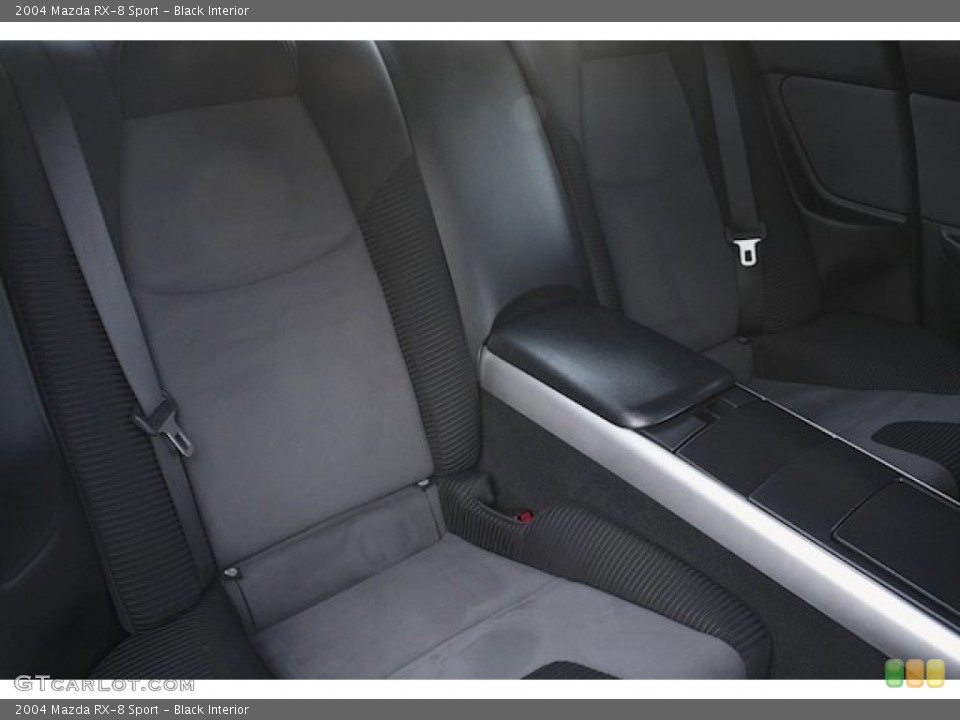 Black Interior Rear Seat for the 2004 Mazda RX-8 Sport #89311853