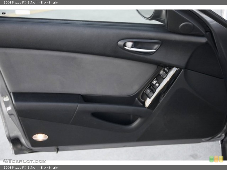 Black Interior Door Panel for the 2004 Mazda RX-8 Sport #89311958