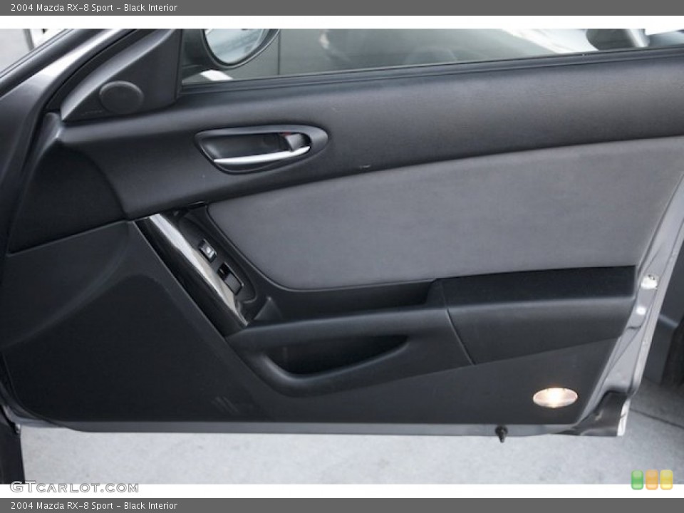 Black Interior Door Panel for the 2004 Mazda RX-8 Sport #89312024
