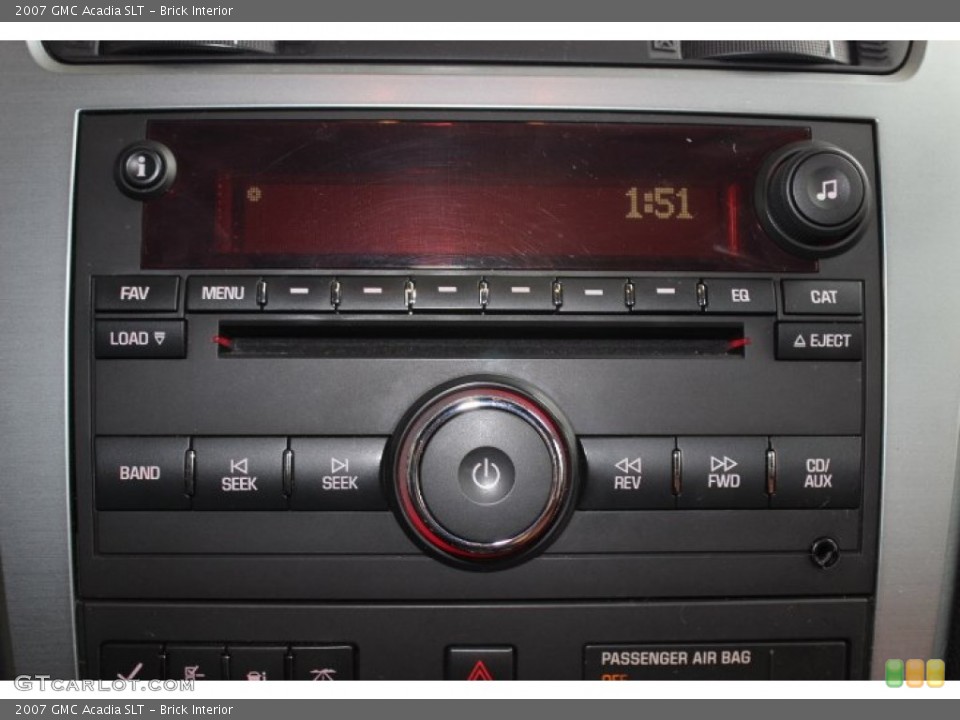 Brick Interior Audio System for the 2007 GMC Acadia SLT #89312429