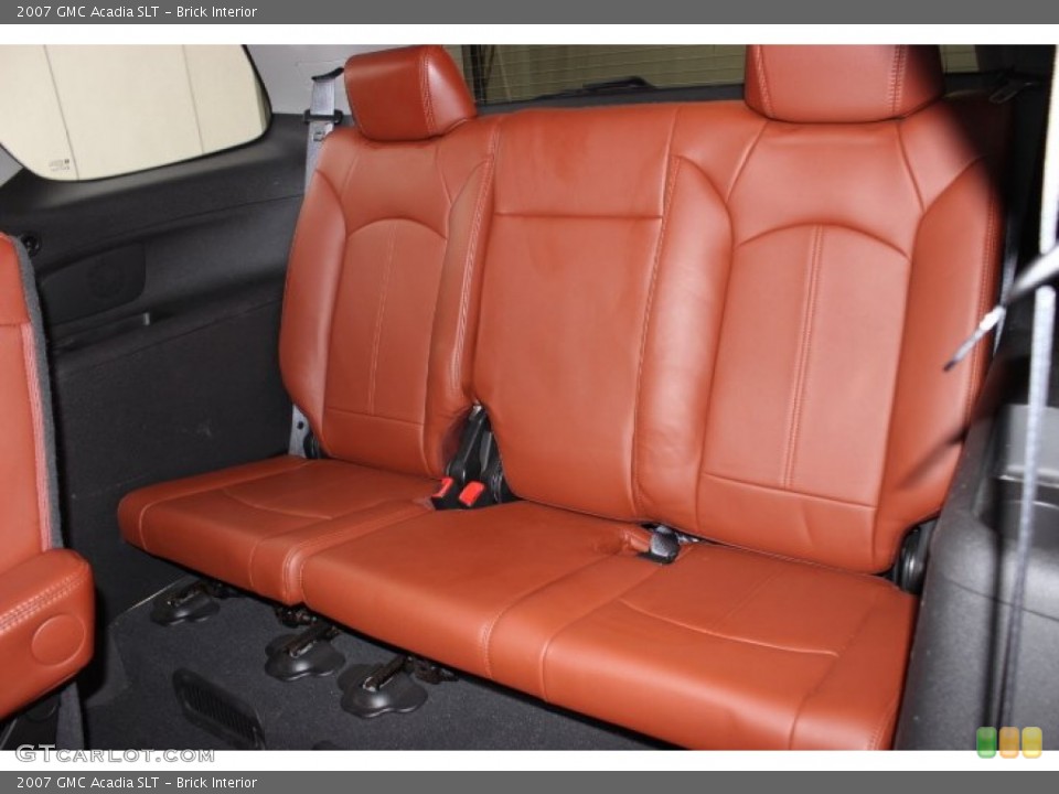 Brick Interior Rear Seat for the 2007 GMC Acadia SLT #89312681