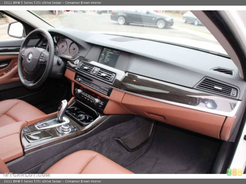 Cinnamon Brown Interior Dashboard for the 2011 BMW 5 Series 535i xDrive Sedan #89314793