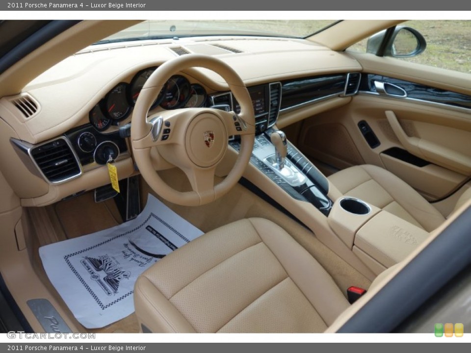 Luxor Beige Interior Photo for the 2011 Porsche Panamera 4 #89320106