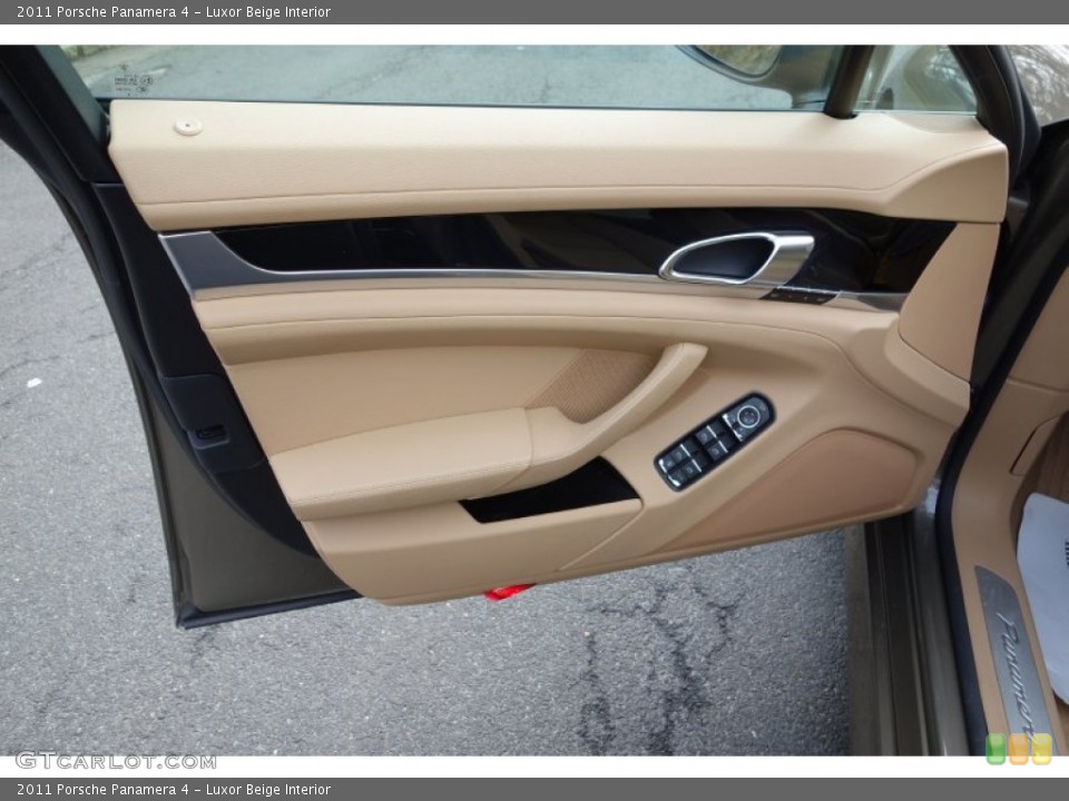 Luxor Beige Interior Door Panel for the 2011 Porsche Panamera 4 #89320130