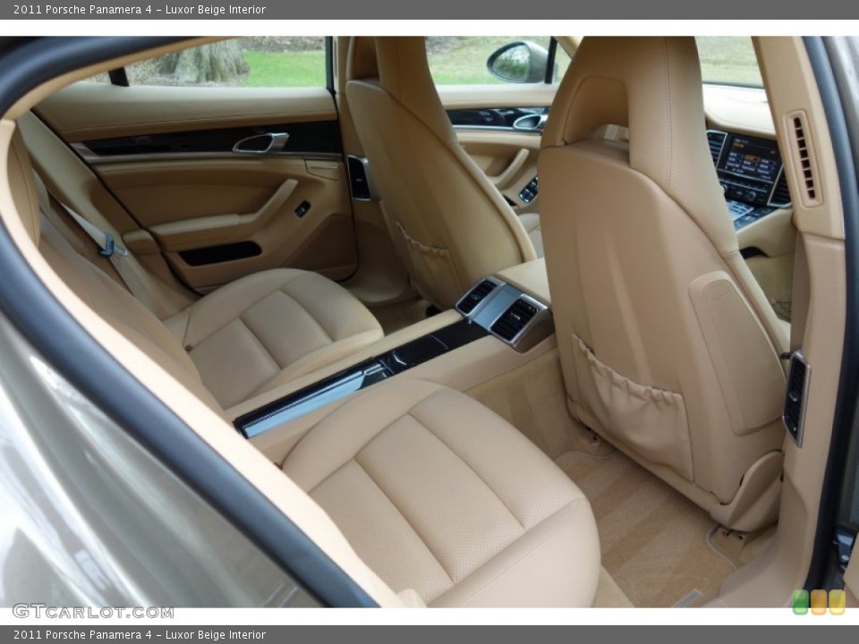 Luxor Beige Interior Rear Seat for the 2011 Porsche Panamera 4 #89320226