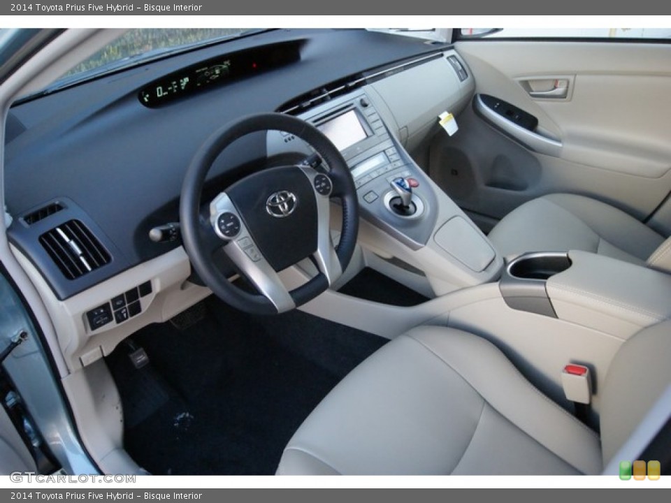 Bisque 2014 Toyota Prius Interiors