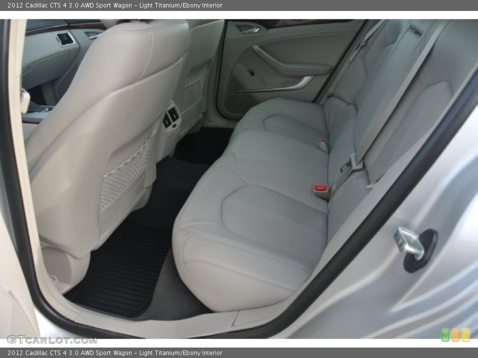 Light Titanium/Ebony Interior Rear Seat for the 2012 Cadillac CTS 4 3.0 AWD Sport Wagon #89322059