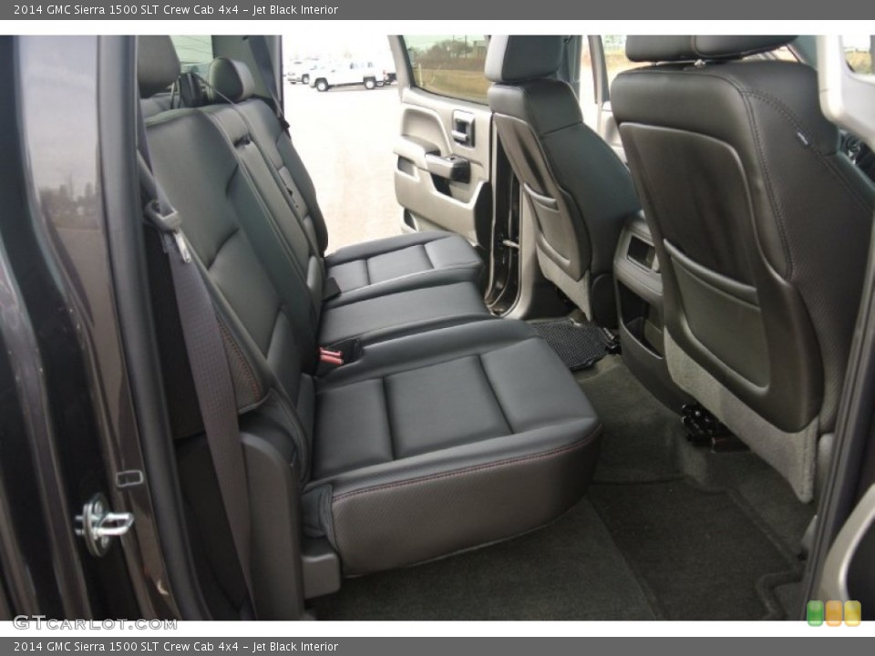 Jet Black Interior Rear Seat for the 2014 GMC Sierra 1500 SLT Crew Cab 4x4 #89323394