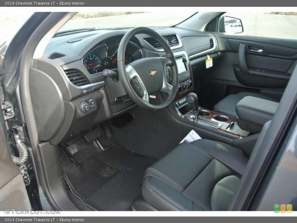 Ebony 2014 Chevrolet Traverse Interiors