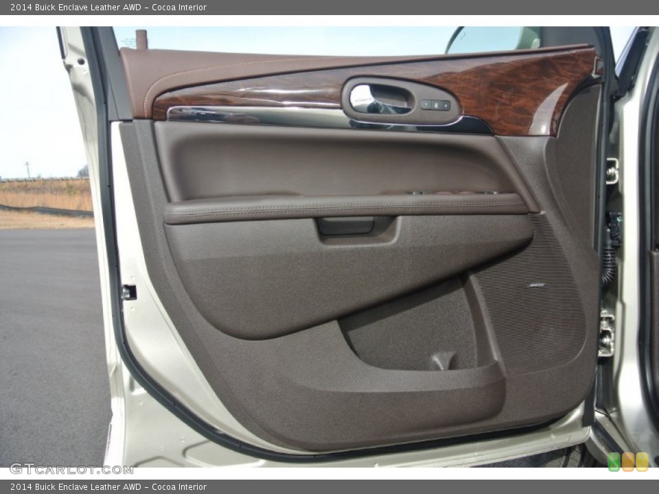 Cocoa Interior Door Panel for the 2014 Buick Enclave Leather AWD #89323964