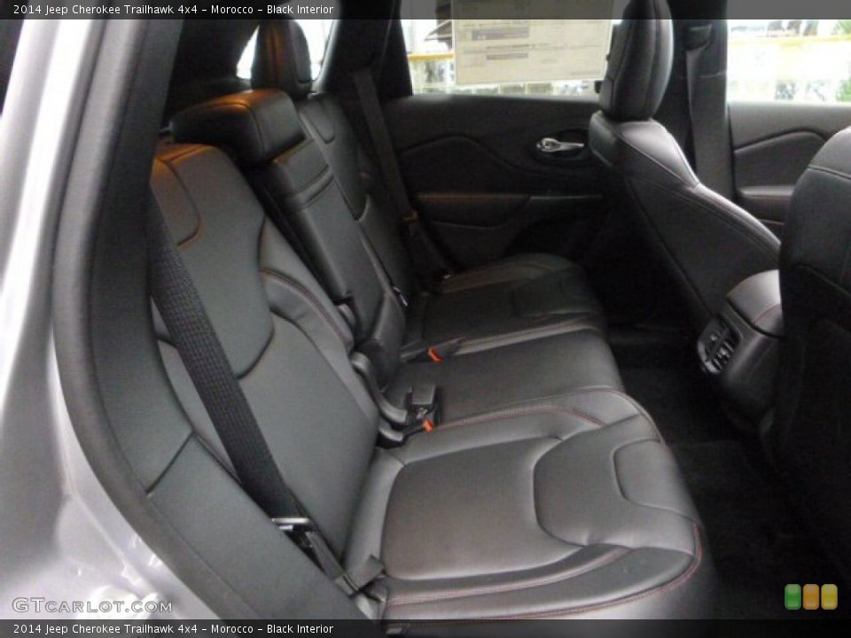 Morocco - Black Interior Rear Seat for the 2014 Jeep Cherokee Trailhawk 4x4 #89324018