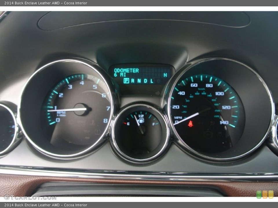 Cocoa Interior Gauges for the 2014 Buick Enclave Leather AWD #89324078