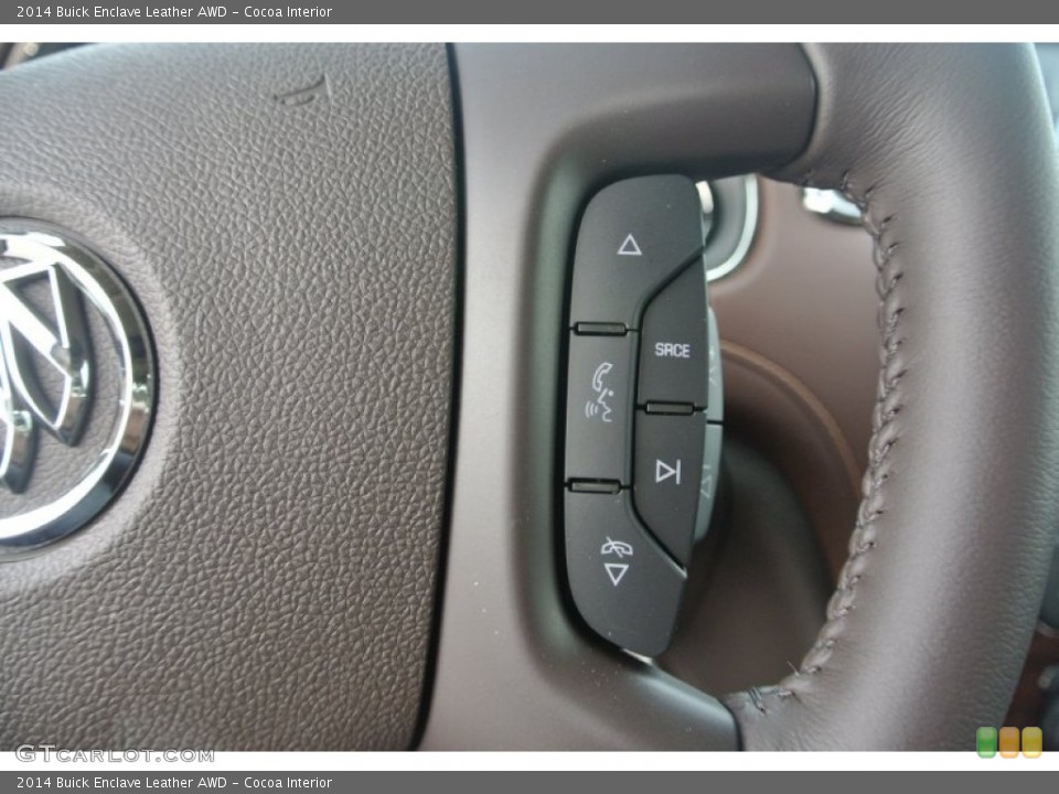 Cocoa Interior Controls for the 2014 Buick Enclave Leather AWD #89324090