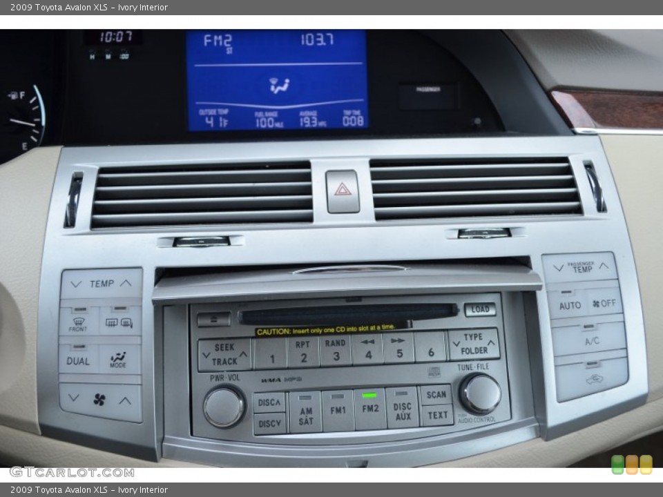 Ivory Interior Controls for the 2009 Toyota Avalon XLS #89324576
