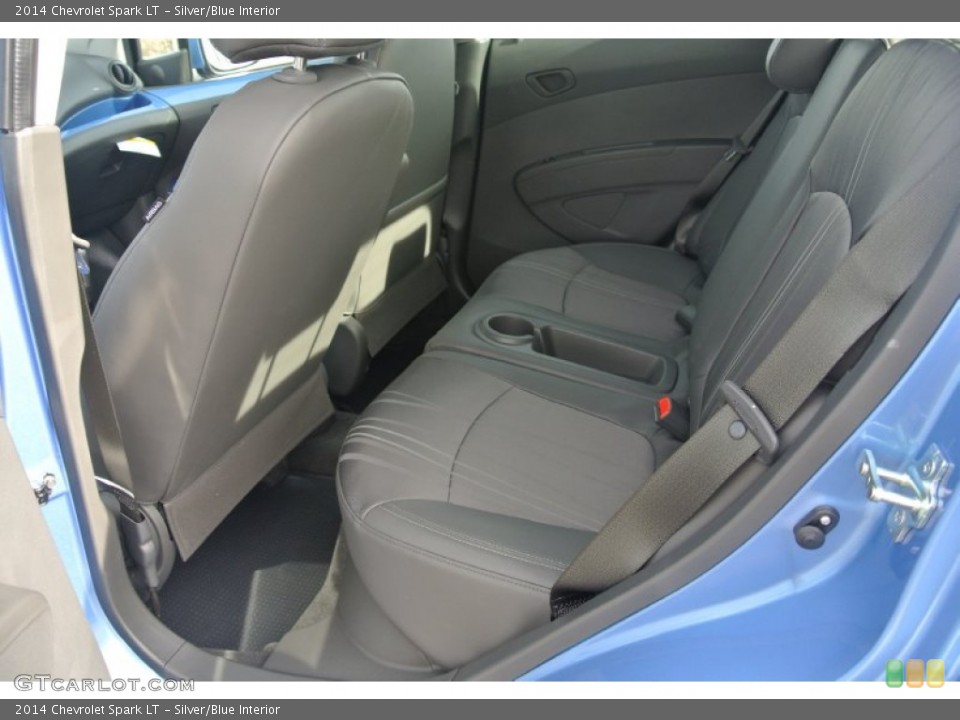 Silver/Blue Interior Rear Seat for the 2014 Chevrolet Spark LT #89324966