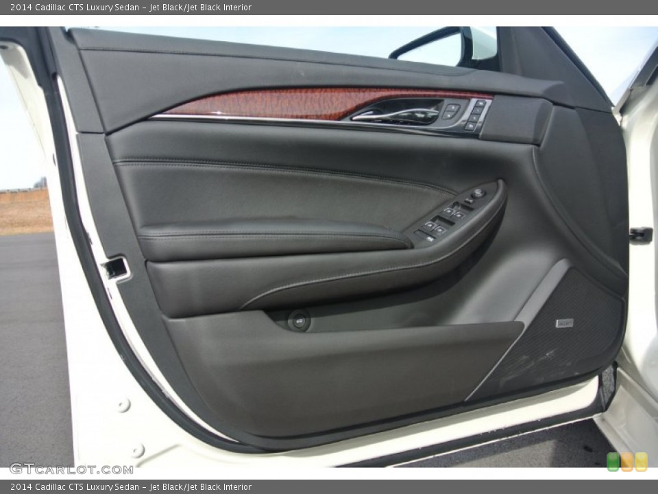 Jet Black/Jet Black Interior Door Panel for the 2014 Cadillac CTS Luxury Sedan #89325536