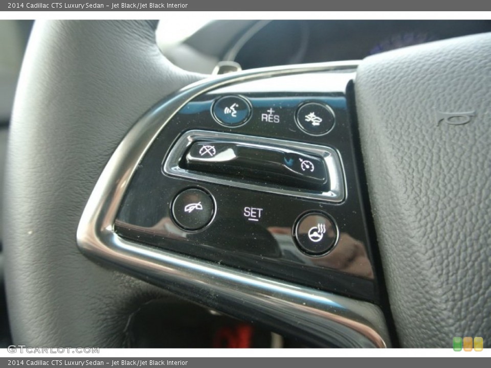 Jet Black/Jet Black Interior Controls for the 2014 Cadillac CTS Luxury Sedan #89325647