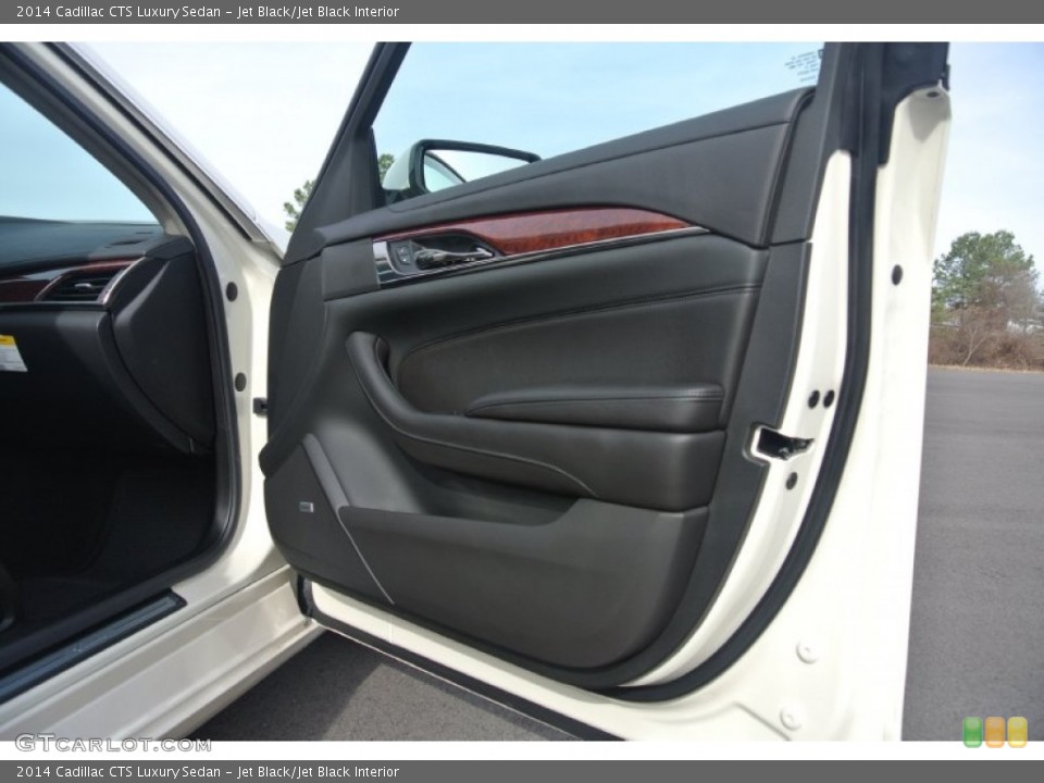 Jet Black/Jet Black Interior Door Panel for the 2014 Cadillac CTS Luxury Sedan #89325739