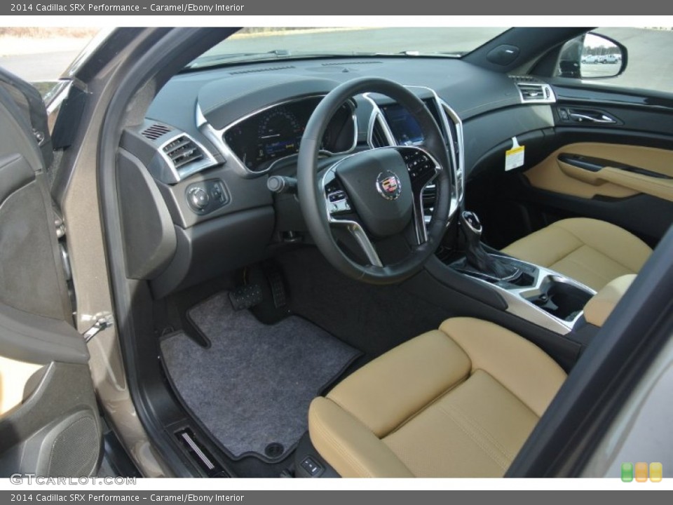 Caramel/Ebony 2014 Cadillac SRX Interiors