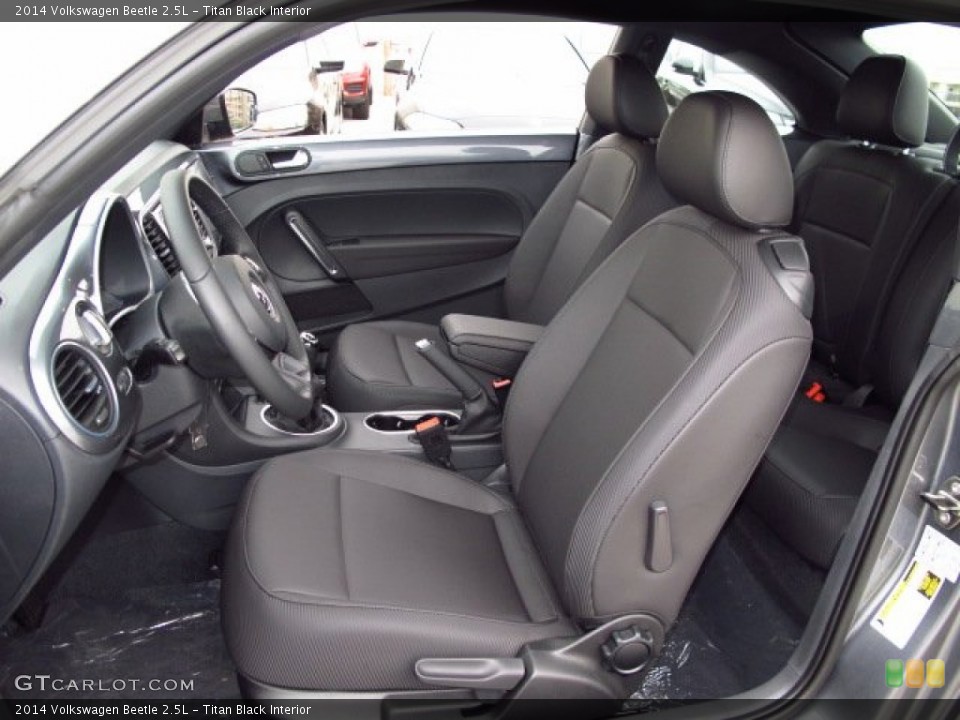 Titan Black Interior Front Seat for the 2014 Volkswagen Beetle 2.5L #89327265