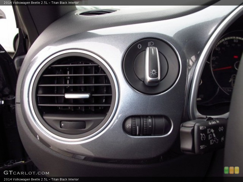 Titan Black Interior Controls for the 2014 Volkswagen Beetle 2.5L #89327345