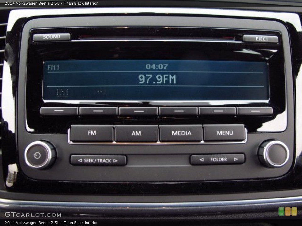 Titan Black Interior Audio System for the 2014 Volkswagen Beetle 2.5L #89327438
