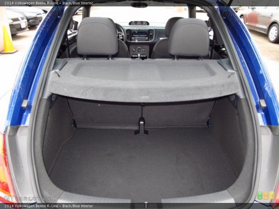 Black/Blue Interior Trunk for the 2014 Volkswagen Beetle R-Line #89327549