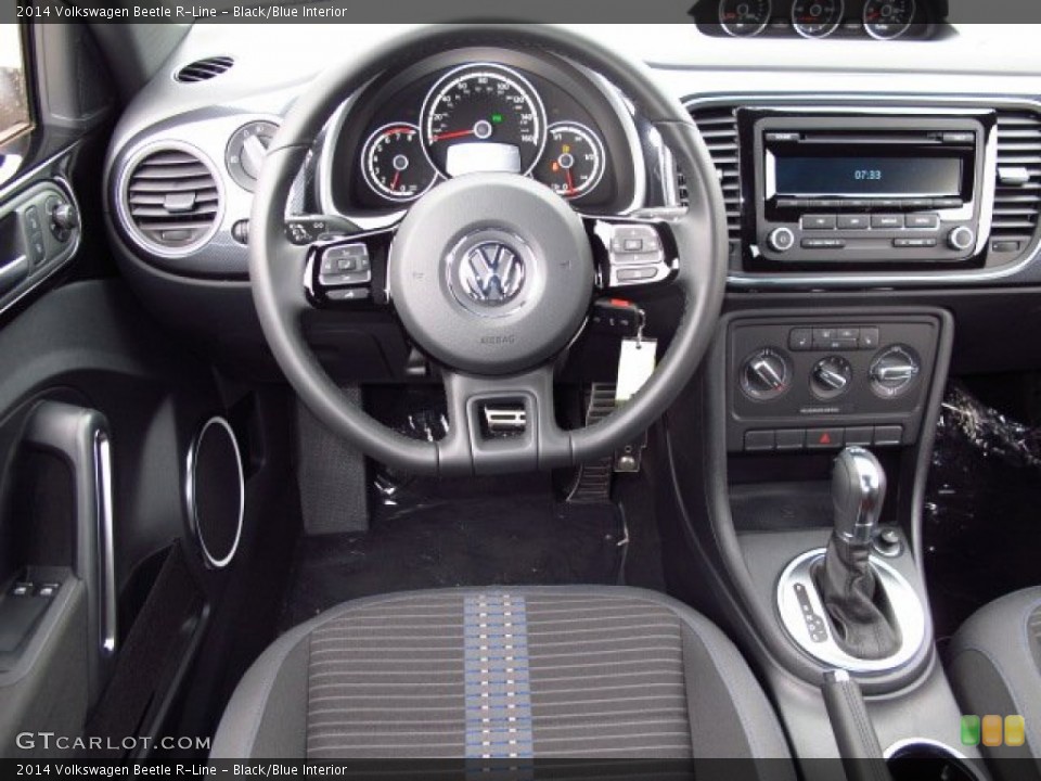 Black/Blue Interior Dashboard for the 2014 Volkswagen Beetle R-Line #89327612
