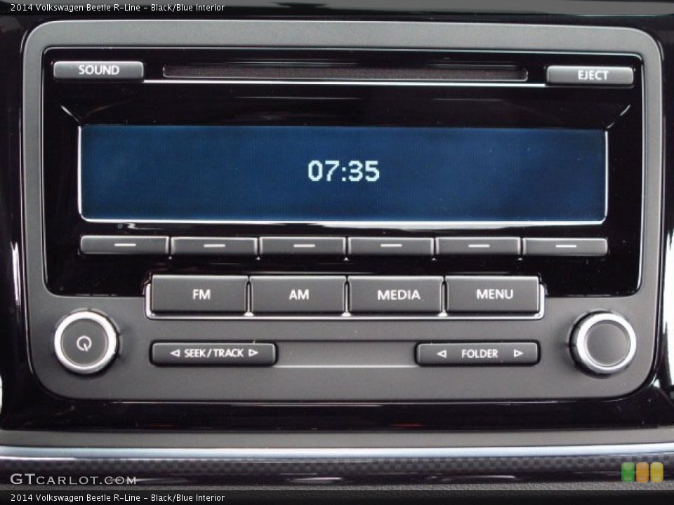 Black/Blue Interior Controls for the 2014 Volkswagen Beetle R-Line #89327735