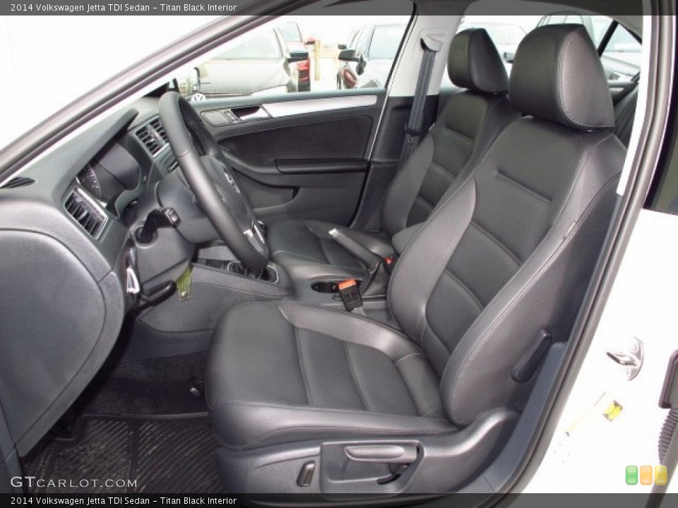 Titan Black Interior Photo for the 2014 Volkswagen Jetta TDI Sedan #89328956