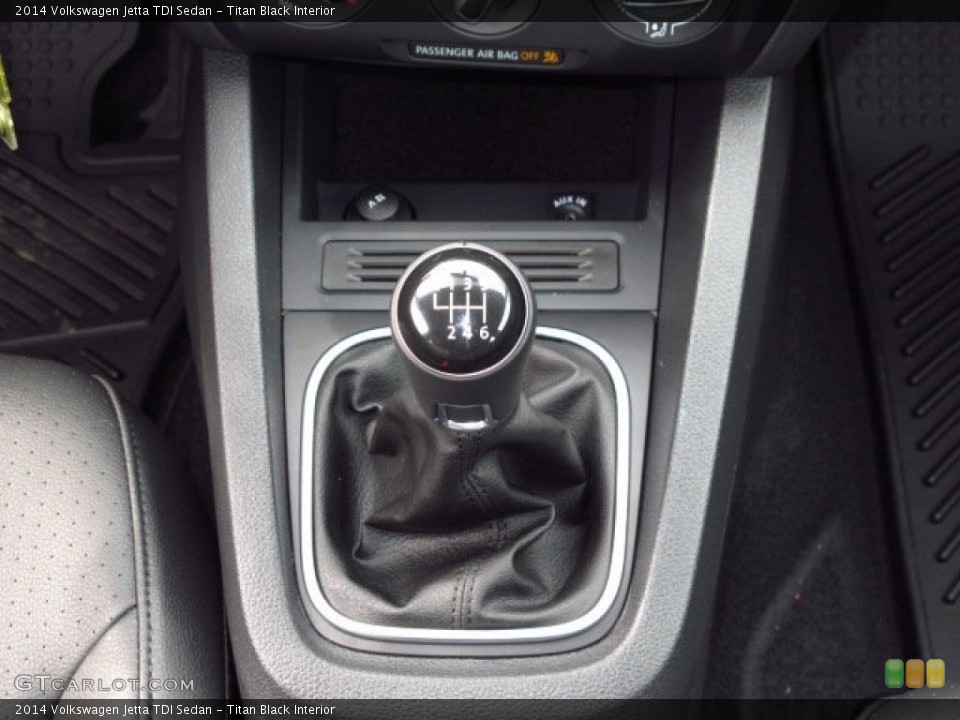 Titan Black Interior Transmission for the 2014 Volkswagen Jetta TDI Sedan #89329106